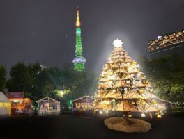 片桐 仁さんがつくる廃材クリスマスアートツリーが芝公園に出現！SDGsを考えるクリスマスイベント