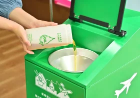ピーコックストア28店舗で廃食油を回収！捨てられるはずの油で飛行機が飛ぶ！？