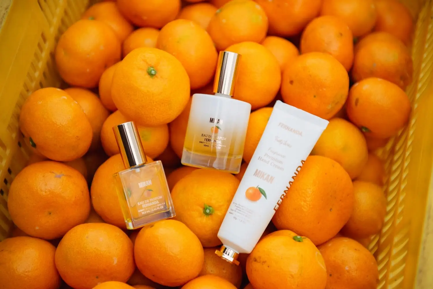 愛媛県産“温州みかん”のロス果実を生かしたサスティナブルフレグランスがフェルナンダから登場！