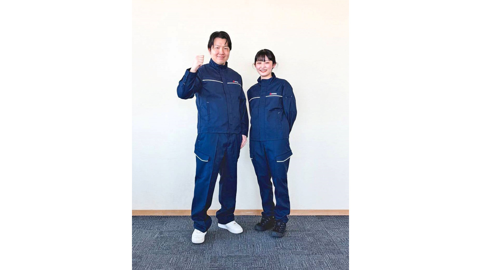 海洋廃棄のペットボトルから再生されたタキヒヨーの素材「AQUAROBE®」が濃飛倉庫運輸の新ユニフォームに