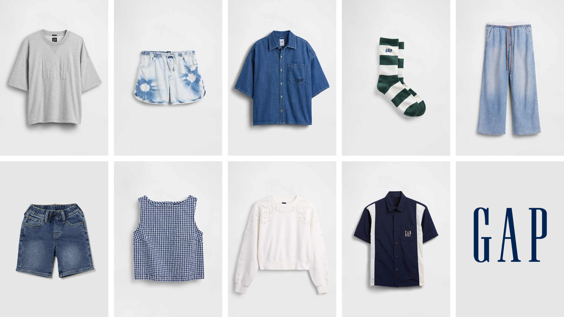 Gap、環境の日に合わせ節水技術「Washwell™」採用の新コレクションを発売　リサイクル素材も活用